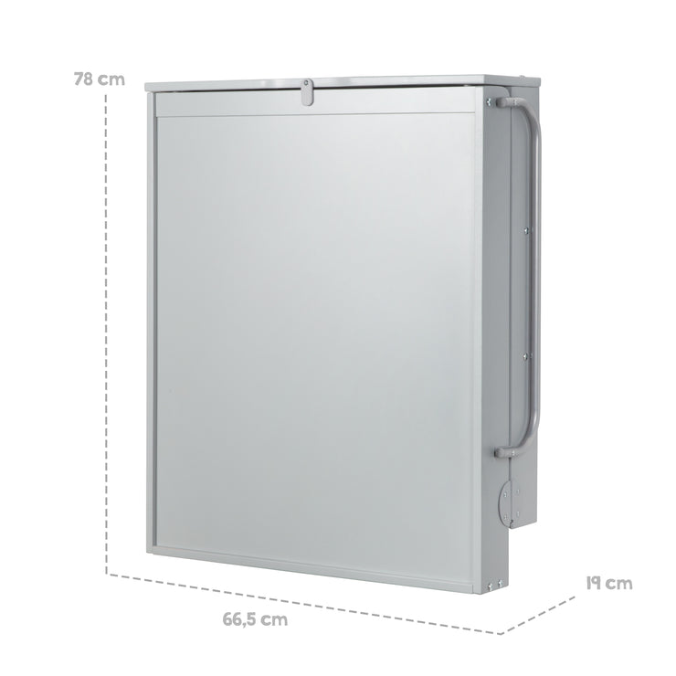 Estante cambiador de pared + Cambiador 'roba Style grey' - Plegable y ocupa poco espacio - Gris