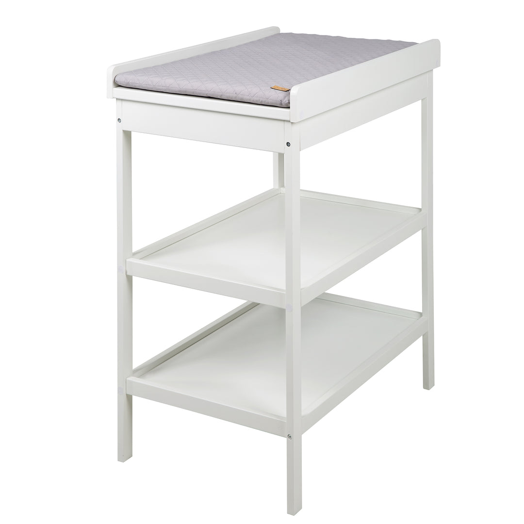 Cameretta per bambini 'roba Style' incl. Fasciatoio e letto laterale, con rete a doghe, 60 x 120 cm, bianco