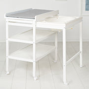 Bade wrap combination 'Baby Pool' White including changing pad 'Roba Style', pull-out tub
