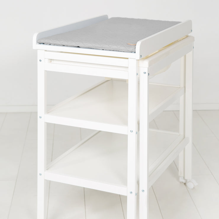 Bade wrap combination 'Baby Pool' White including changing pad 'Roba Style', pull-out tub