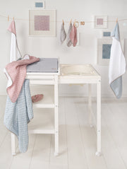 Bade wrap combination 'Baby Pool' White including changing pad 'Roba Style', pull-out tub