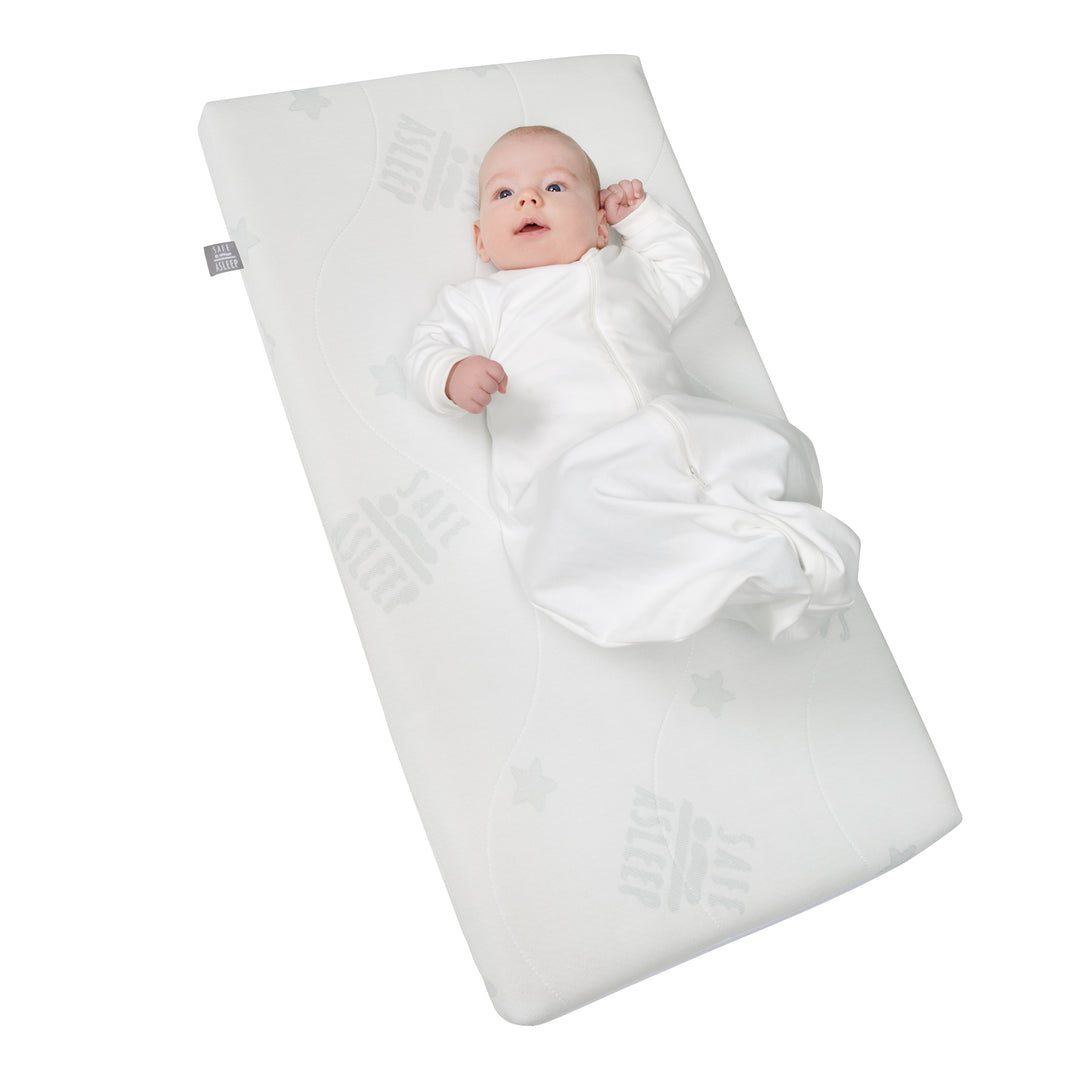 Cradle Mattress 'safe asleep®', AIR BALANCE PLUS, 40 x 90 x 5.5 cm, for Optimal Sleeping Climate