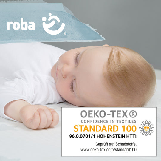 Cradle Mattress 'safe asleep®', AIR BALANCE PLUS, 40 x 90 x 5.5 cm, for Optimal Sleeping Climate