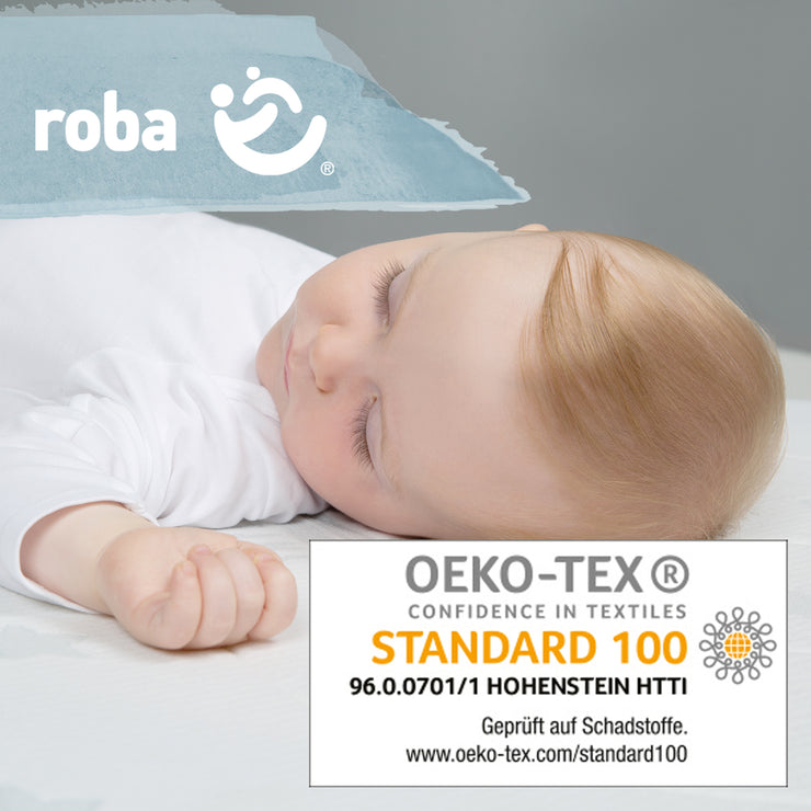 Cradle mattress 'safe asleep®', AIR BALANCE PLUS, 40 x 90 x 5.5 cm, for an optimal sleeping climate