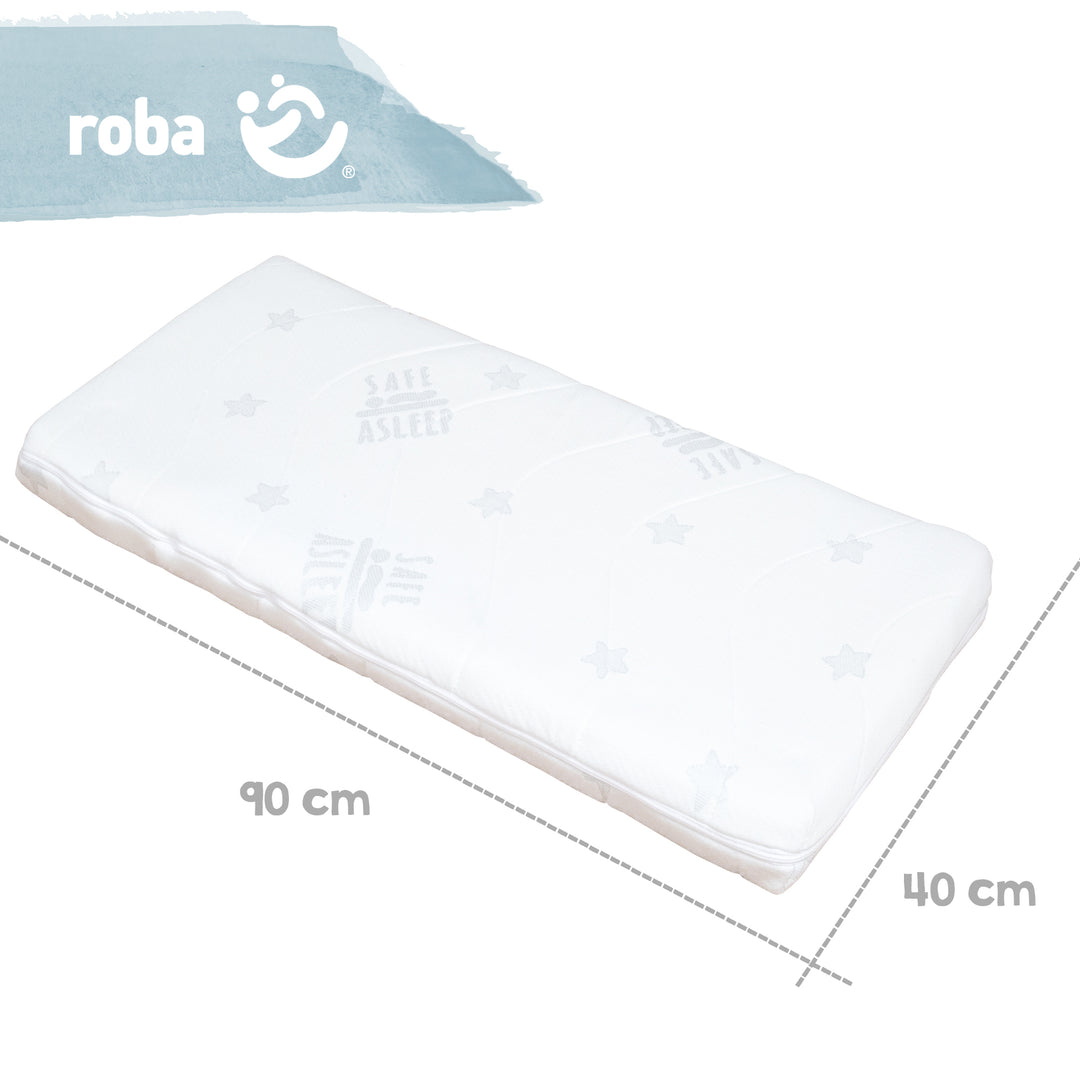 Cradle Mattress 'safe asleep®', AIR BALANCE PLUS, 40 x 90 x 5.5 cm, for Optimal Sleeping Climate