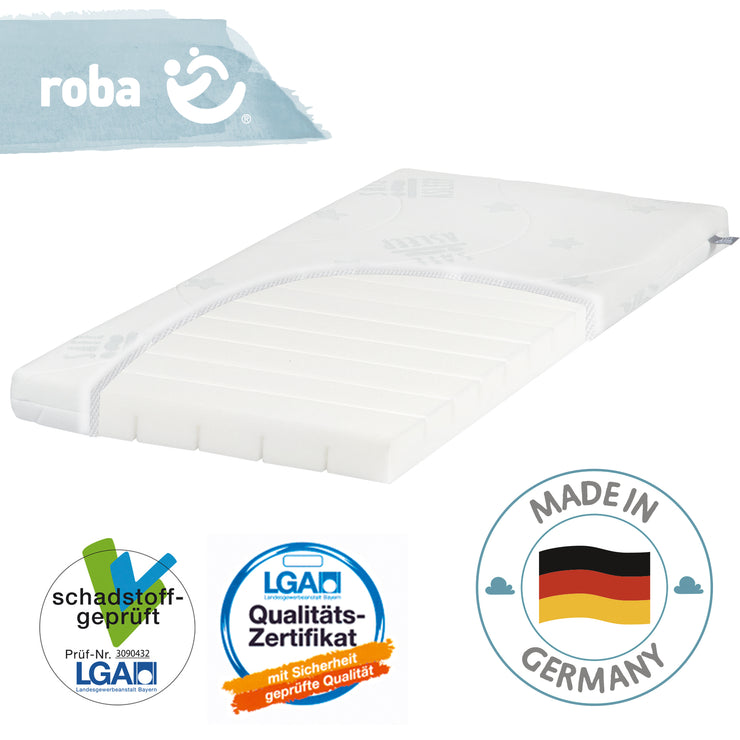 Stubenbettmatratze 'safe asleep®', AIR BALANCE PLUS, 45 x 90 x 5,5 cm, für optimales Schlafklima