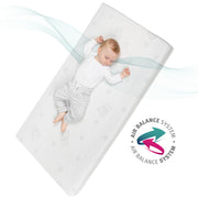Matelas de lit pour bébé 'Safe Sleeple®', banc d'air plus, 70 x 140 x 9 cm, pour un climat de sommeil optimal