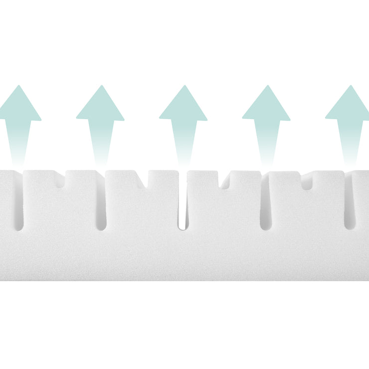 Matelas de lit pour bébé 'Safe Sleeple®', banc d'air plus, 70 x 140 x 9 cm, pour un climat de sommeil optimal