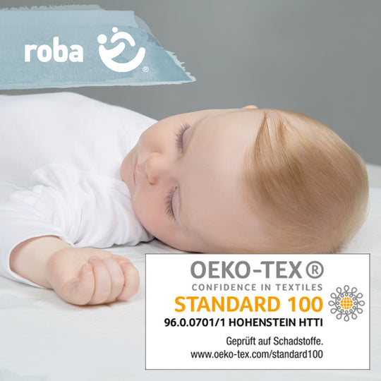 Colchón para moisés 'safe asleep®', AIR BALANCE PLUS, 45 x 85 x 5,5 cm, para un clima óptimo de sueño