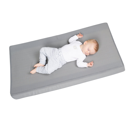 Matelas pour lit bébé 'safe asleep®' - 60 x 120 cm - AIR BALANCE PREMIUM - Épaisseur 9 cm - Gris