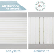Materasso del letto per bambini "Safe Eleep®", Air Balance PremiumMesh, 60 x 120 x 9 cm, clima per dormire ottimale