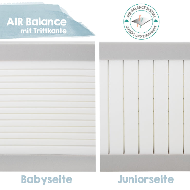 Materasso del letto per bambini "Safe Eleep®", Air Balance PremiumMesh, 60 x 120 x 9 cm, clima per dormire ottimale