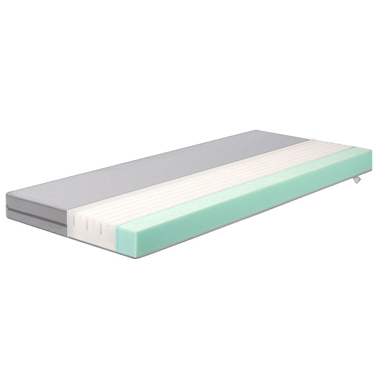 Matelas pour lit bébé 'safe asleep®' - 60 x 120 cm - AIR BALANCE PREMIUM - Épaisseur 9 cm - Gris