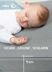 Materasso del letto per bambini "Safe Eleep®", Air Balance PremiumMesh, 60 x 120 x 9 cm, clima per dormire ottimale