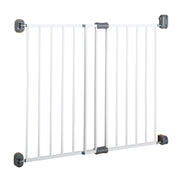 Türschutzgitter 'Easy Step', Metall Schutzgitter weiß, extra hoch, variable Breite 60 - 97 cm