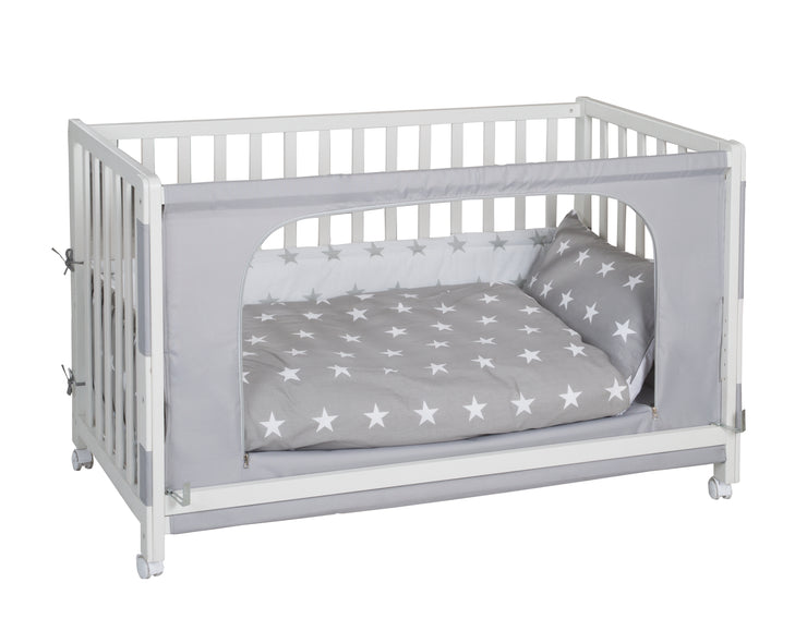 Cuna de colecho 'Little Stars', 60 x 120 cm, cama supletoria a la cama de los padres con equipo completo
