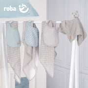 Set cadeau essentiels pour bébé "Lil Planet" gris argenté, coton bio, GOTS, durable