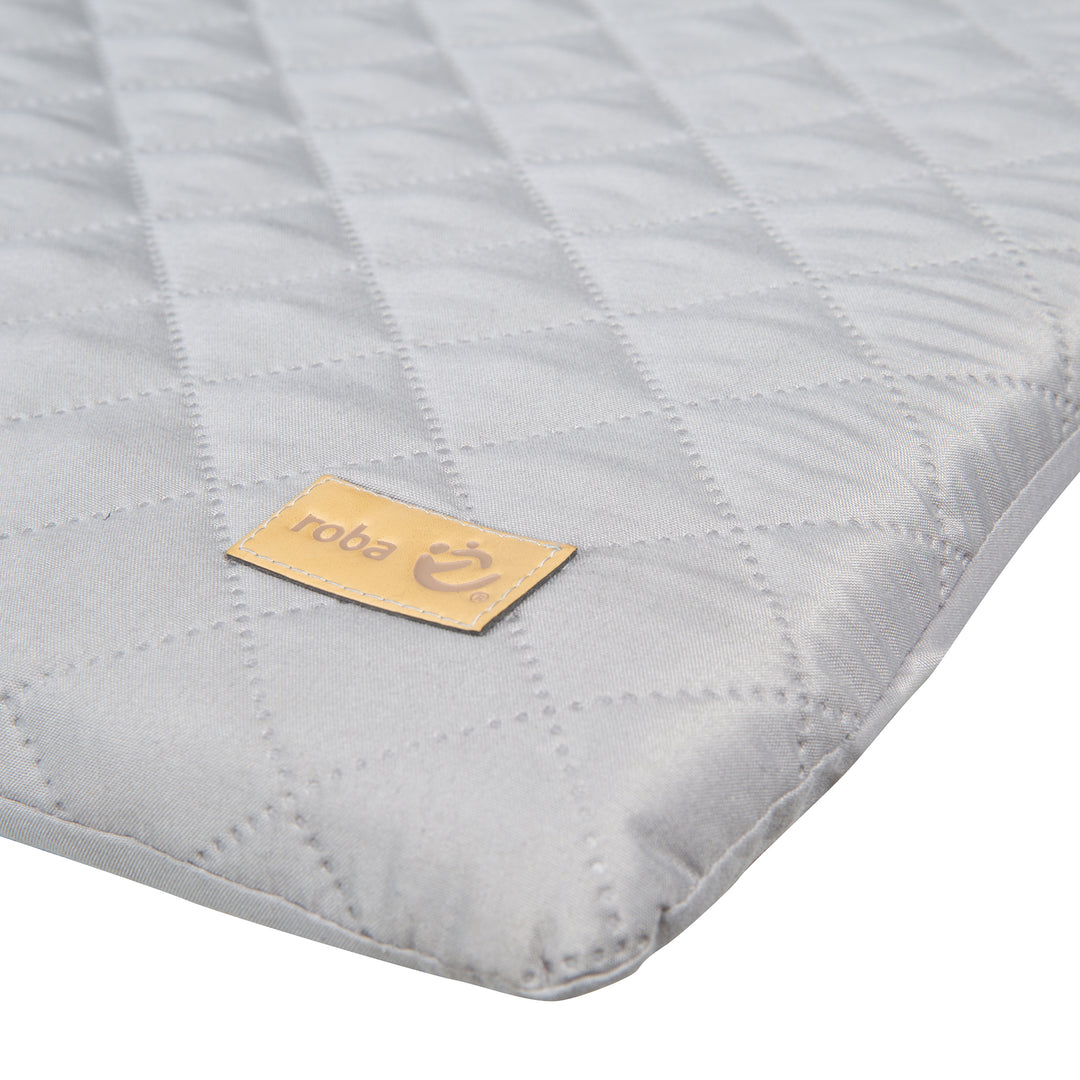 Changing Tray Taupe Including Changing Mat 'roba Style', for Placement on Baby & Children's Beds
