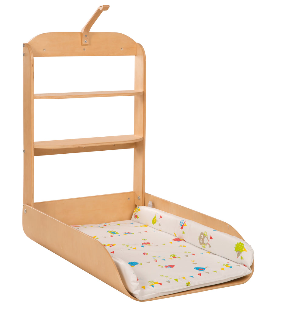 Changing table frame outlet