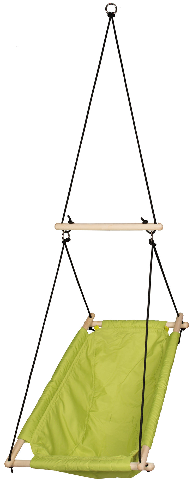 Asiento colgante 'verde', ajustable desde el sofá oscilante hasta el asiento oscilante, desde el nacimiento hasta aprox. 6 años/30kg