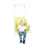 Hanging seat 'green', adjustable from swing couch to swing seat, from birth up to approx. 6 years/30kg