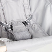 Hanging seat 'taupe', adjustable from swing lounger to swing seat, from birth to approx. 6 years / 30kg