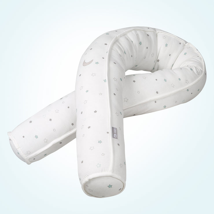 Bed snake 'Sternenzauber', suitable as a nursing pillow, 100% cotton jersey, length 170 cm