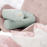 Cama serpiente 'roba Style', borde de la cama de bebé, frosty green, 170 cm