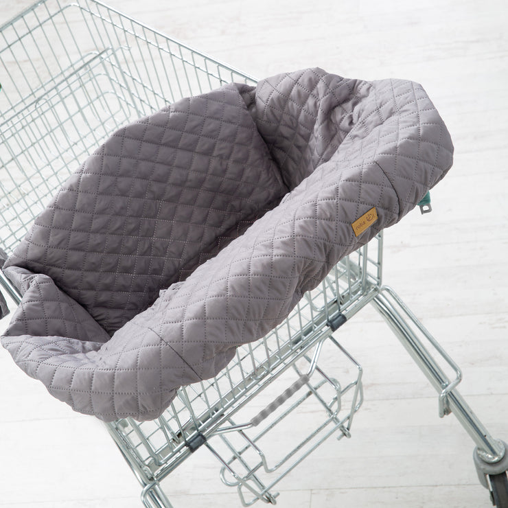 Protection de voitures de magasinage pour les bébés, y compris un sac à dos transporteur, «style roba»
