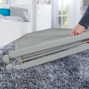 Cama plegable 'Fold Up', 60 x 120 cm - Madera de topo - Regulable en altura - Incl. ruedas