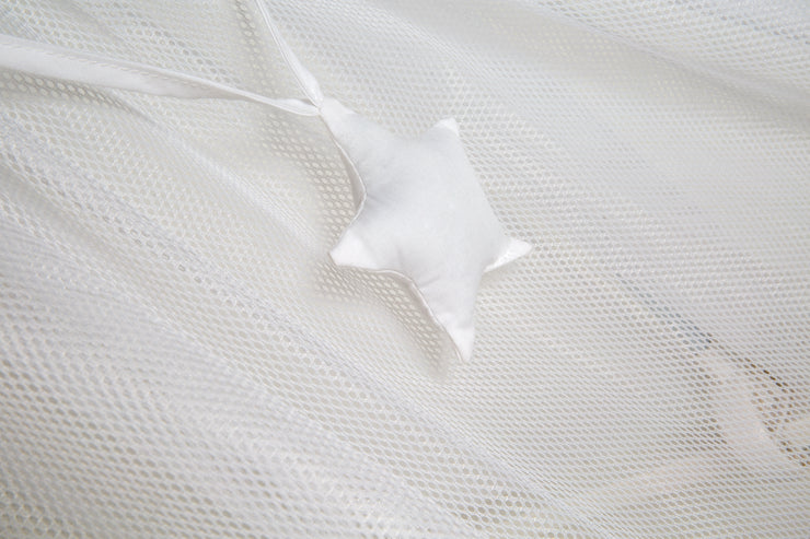 Baby Bed Sky 'Safe Releep®', lit ciel 'Air', blanc, ciel en maille pour lit bébé