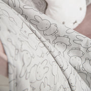 Coperta per neonati "miffy®", coperta in jersey di cotone 100% per bambini e bambine, 80x80 cm