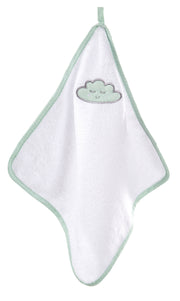 Juego de toallas 'Happy Cloud', 3 piezas, Terry, toalla con capucha, toalla 30 x 30 cm, paño