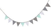 Pennant Chain 'Miffy®', ghirlanda del tessuto, cotone 100 %, 12 stendardi a circa 2 m, lunghezza totale 3 m