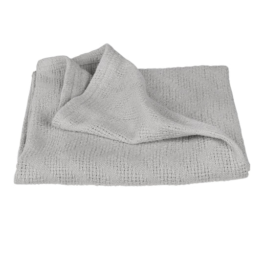 Coperta biologica 'Lil Planet', effetto maglia, cotone biologico, certificato GOTS, 80 x 80 cm