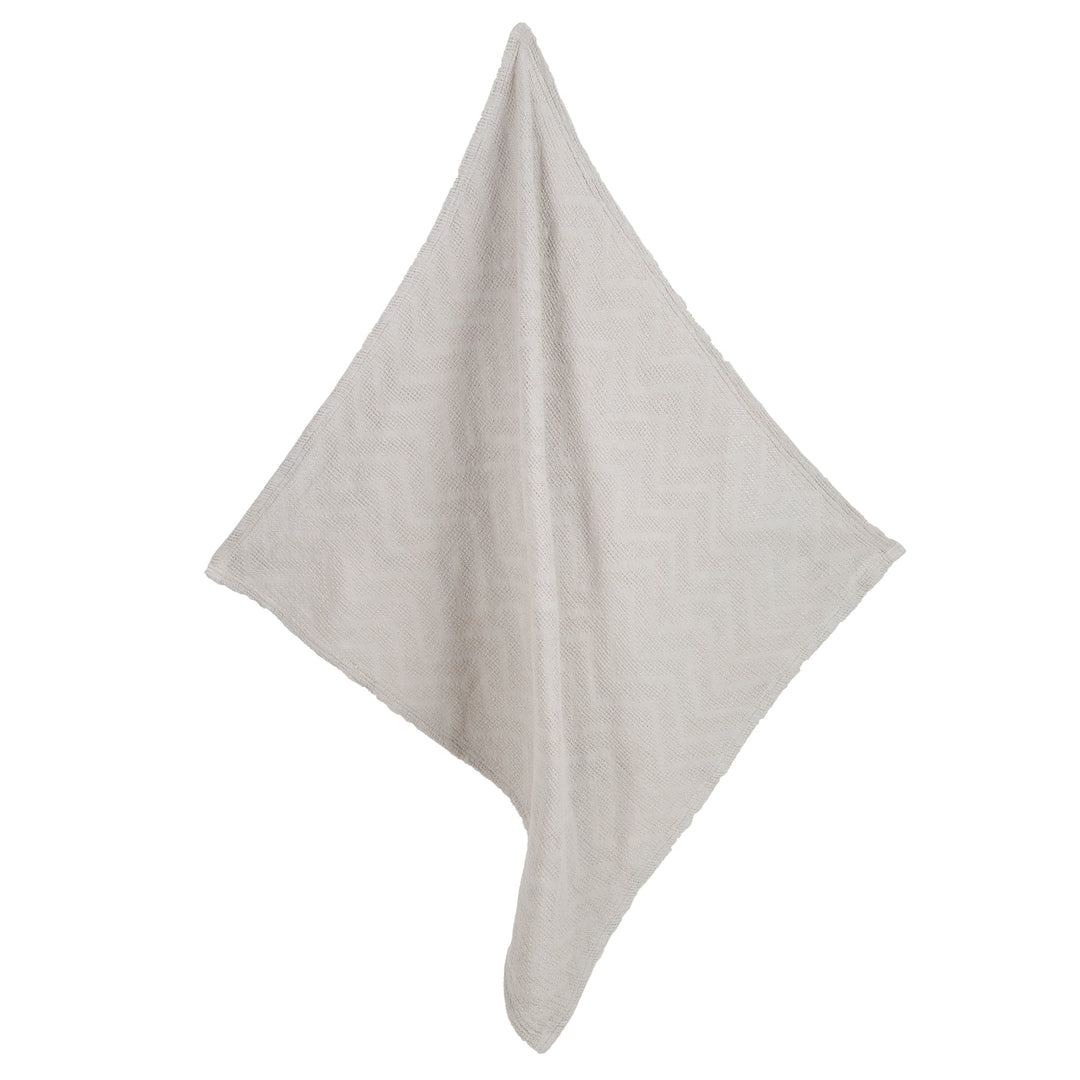 Coperta biologica 'Lil Planet', effetto maglia, cotone biologico, certificato GOTS, 80 x 80 cm