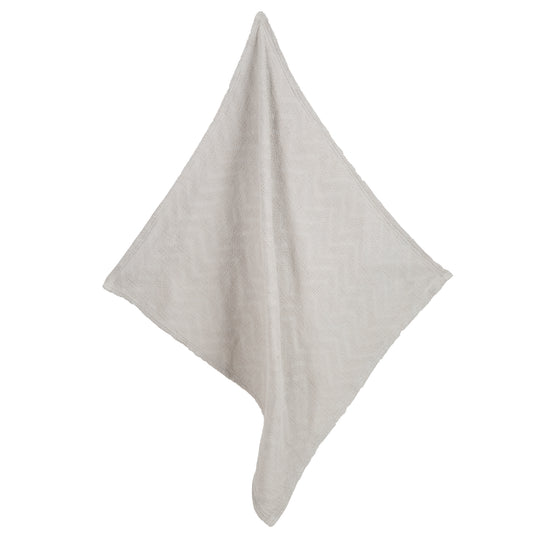 Coperta biologica 'Lil Planet', effetto maglia, cotone biologico, certificato GOTS, 80 x 80 cm