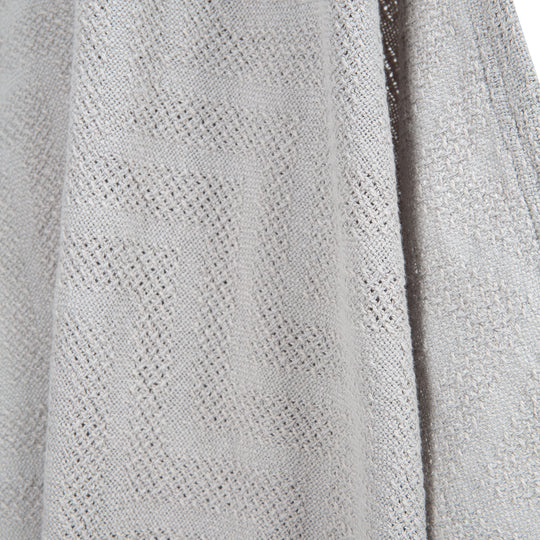 Coperta biologica 'Lil Planet', effetto maglia, cotone biologico, certificato GOTS, 80 x 80 cm