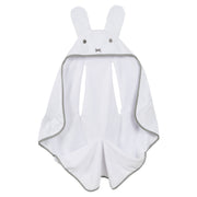 Baby-Einschlagdecke 'miffy®' mit Schlitzen für Gurte für alle Autositze & Kinderwagen, Weiß