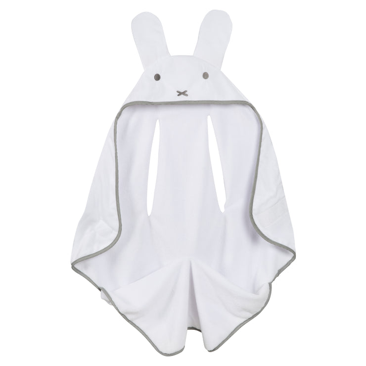 Couverture enveloppante "miffy®" avec fentes pour ceintures de sécurité pour tous les sièges de voiture et poussettes, blanc