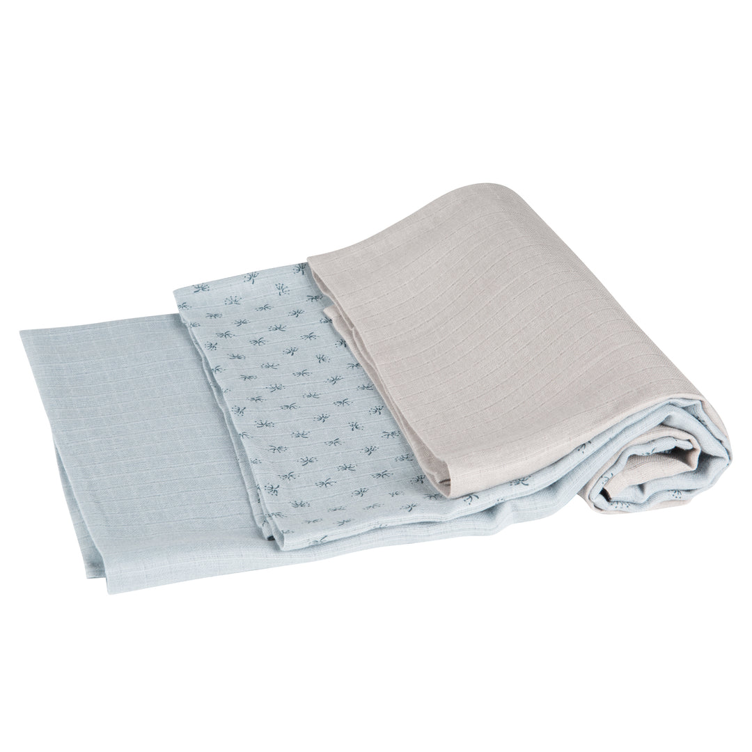 Mabyen Mousseline Bébé Premium 100% Bambou 80x80cm Gris Foncé - Couche De Gaze Ultra Douce Et Respirante Pour Garçons Et Filles