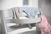 Organic 3 Series' Laplet 'Lil Planet' Hellblau/Sky, Jersey, Musselin, cotton, GOTS, 23 x 30 cm