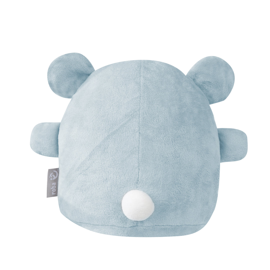 Cojín de peluche 'Lil Cuties', peluche 'Benny' con tarjeta de amistad, Azul Claro/Cielo