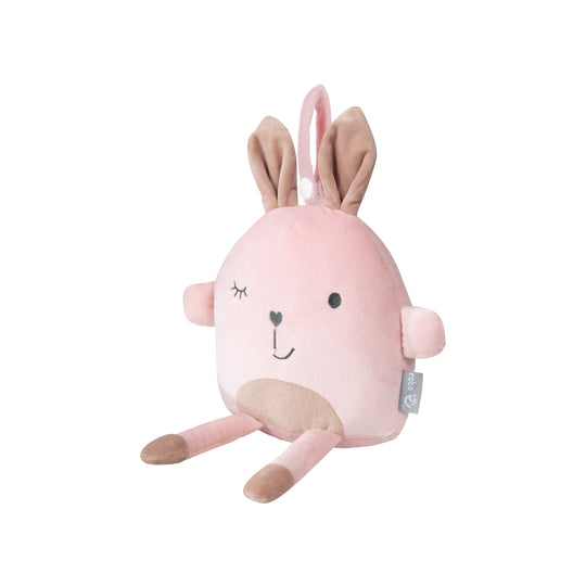 Serie di giocattoli per rimorchio 'Lil Cuties' per neonati, peluche 'Lily' per ragazze e ragazzi, rosa / malva