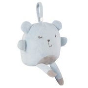 Pendant toy series 'Lil Cuties' for babies, cuddly toy 'Benny' for girls and boys, light blue / sky