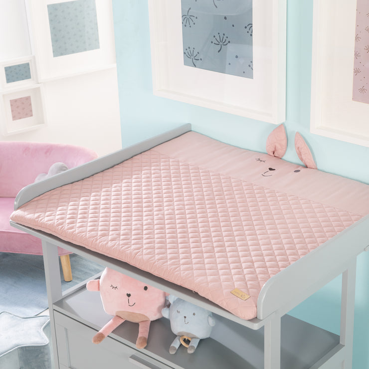 Soffitto strisciante "Style Roba", 85 x 75 cm, foglio di gioco con 5 elementi "Lily", pad di avvolgimento