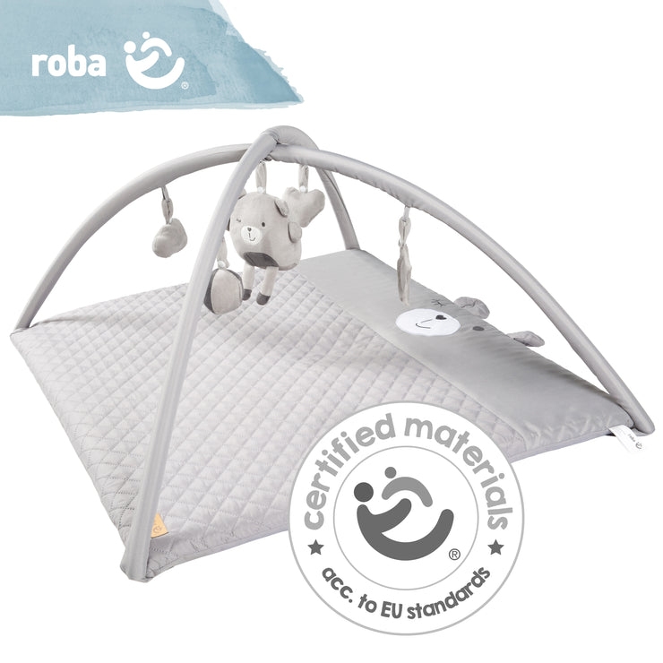 Crawling blanket 'Roba Style', 85 x 75 cm, game sheet with 5 elements 'Sammy', wrapping pad