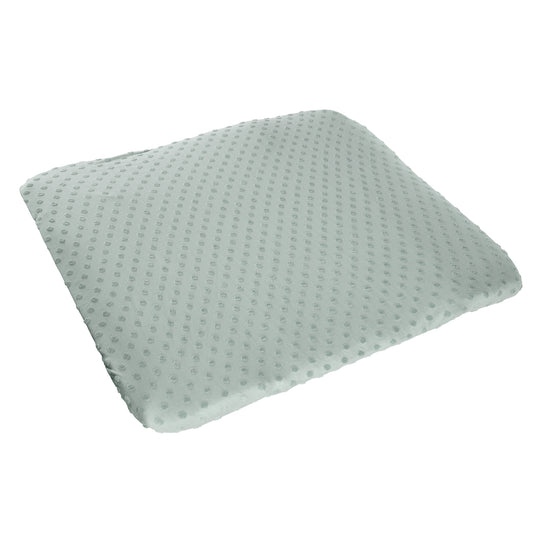 Housse extensible pour matelas à langer 'Lil Planet' - 85 x 75 cm - Jersey biologique GOTS - Vert givré