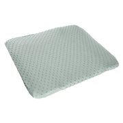 Couvercle de serrage organique pour l'égardage des pads 'Lil Planet' vert glacial, bio-jersey, gots, 75 x 85 cm
