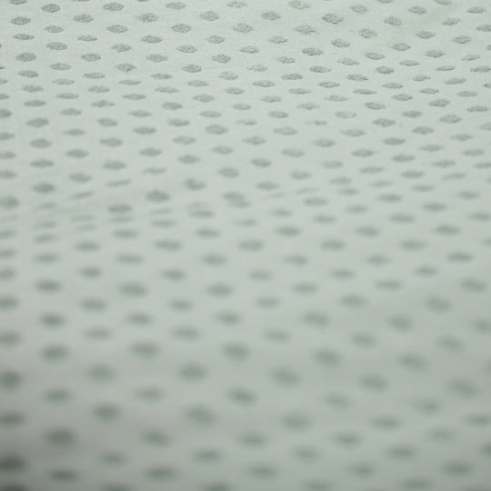 Housse extensible pour matelas à langer 'Lil Planet' - 85 x 75 cm - Jersey biologique GOTS - Vert givré